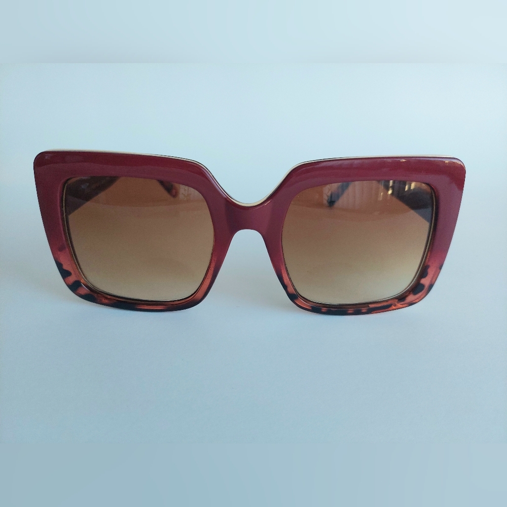 Max Studio Women's Sunglasses Berry Fade Goldtone Accent MS22375SR 2.50